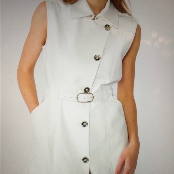 Epolette detailed shirt dress. - Picture 2 of 7